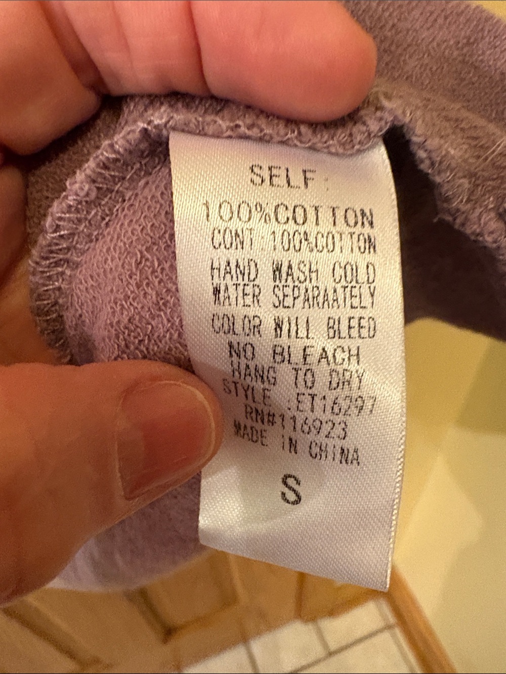 easel Lavender Pullover Hoodie - Picture 12 of 13